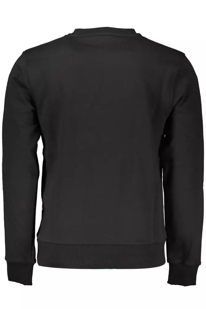Cavalli Class Black Cotton Sweater