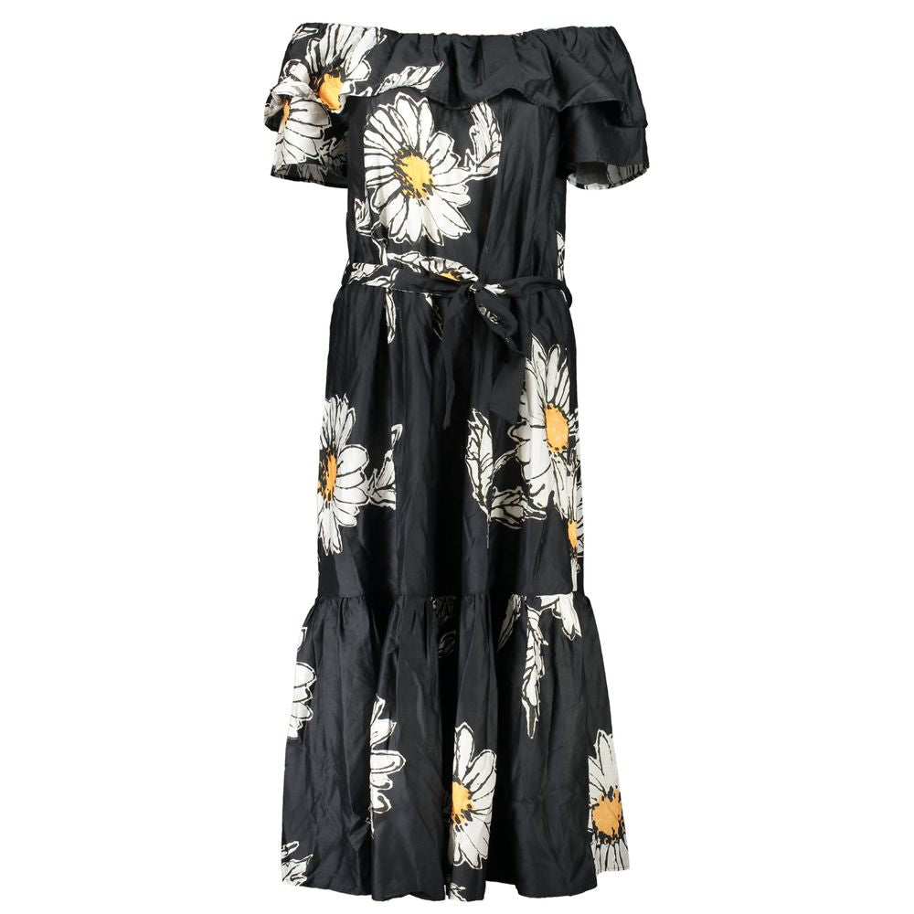 Desigual Black Cotton Dress