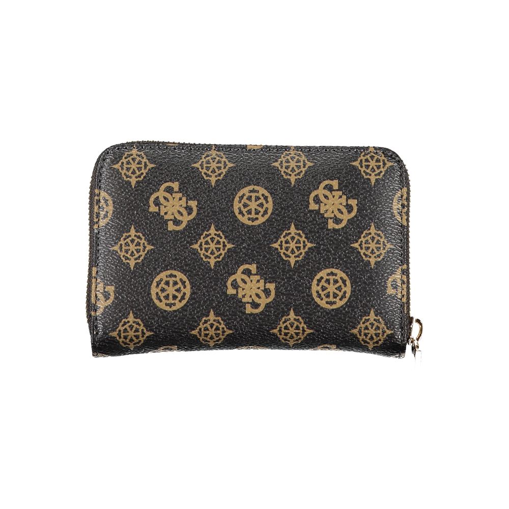 Guess Jeans Brown Polyethylene Wallet