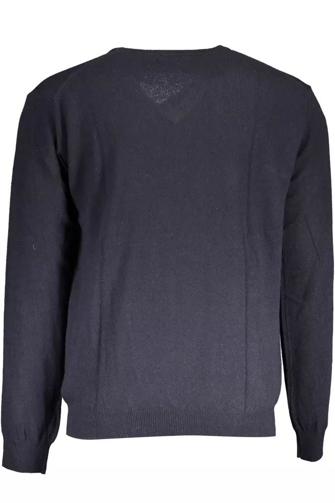 La Martina Blue Wool Sweater