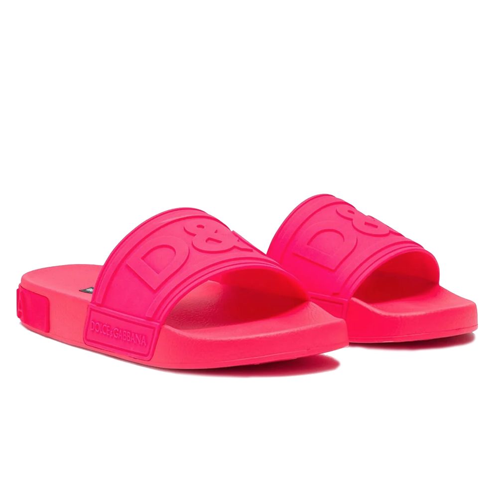 Dolce & Gabbana Fuchsia Polyethylene Sandal