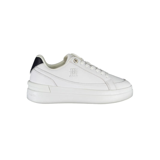 Tommy Hilfiger White Polyester Sneaker