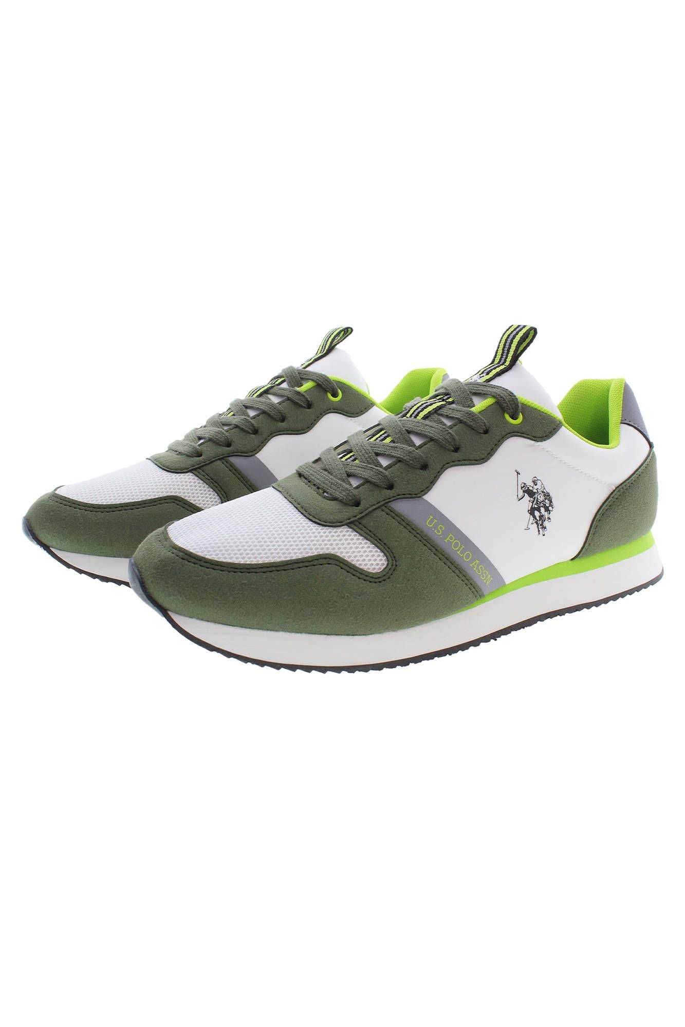 U.S. POLO ASSN. Green Polyester Sneaker