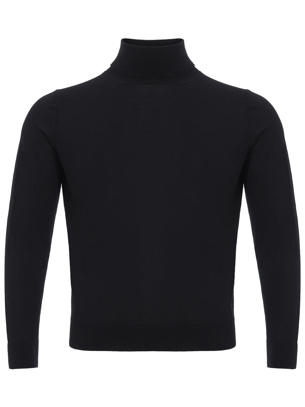 Colombo Black Cashmere Turtle Neck Sweater