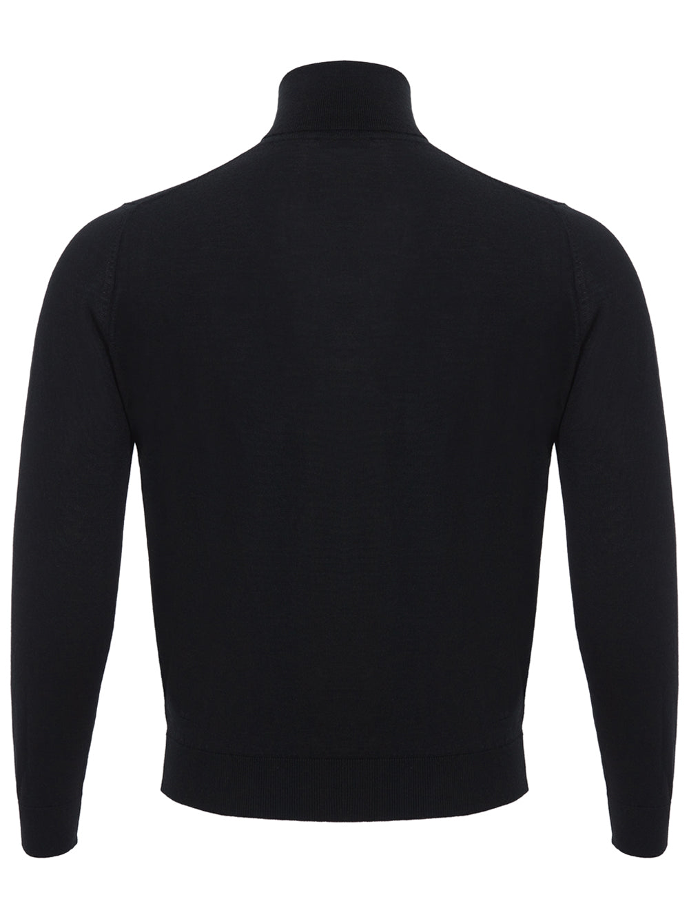 Colombo Black Cashmere Turtle Neck Sweater