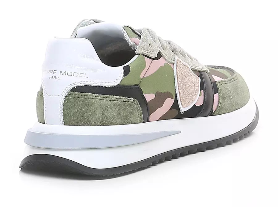 Philippe Model Army Fabric Sneaker