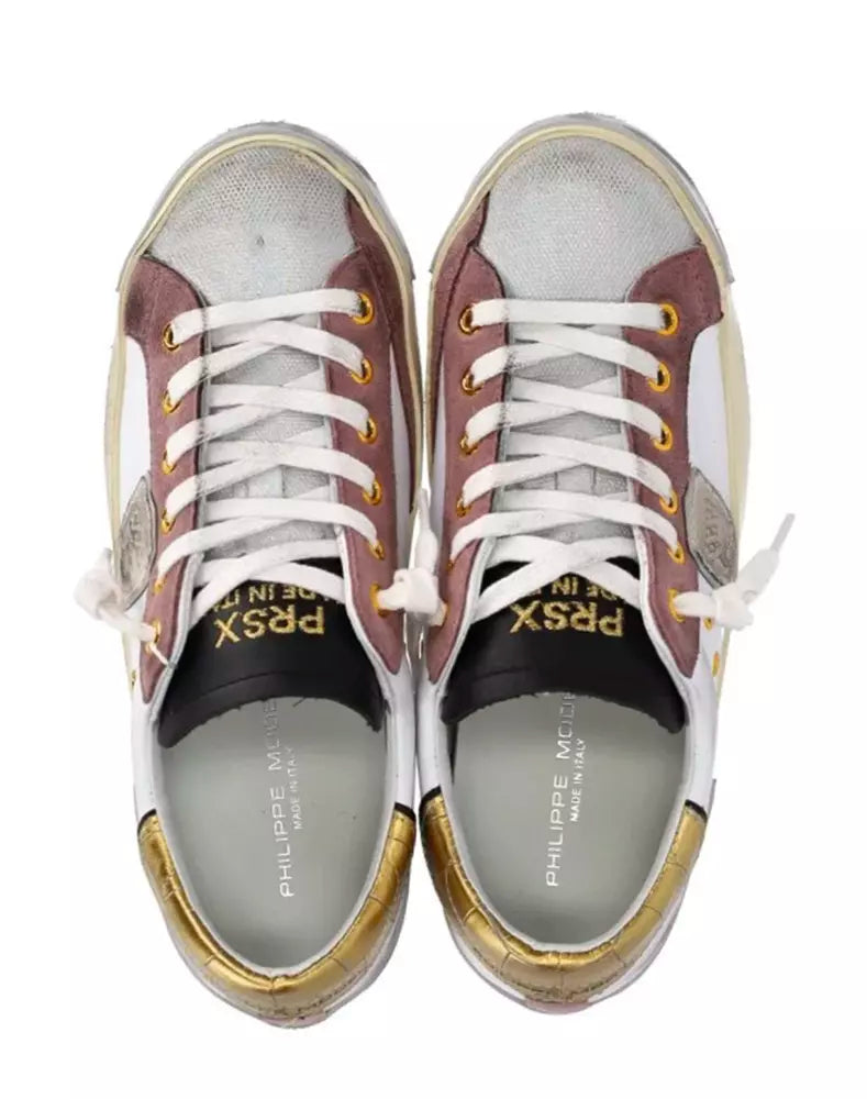 Philippe Model White Leather Sneaker