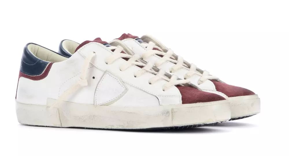 Philippe Model White Leather Sneaker