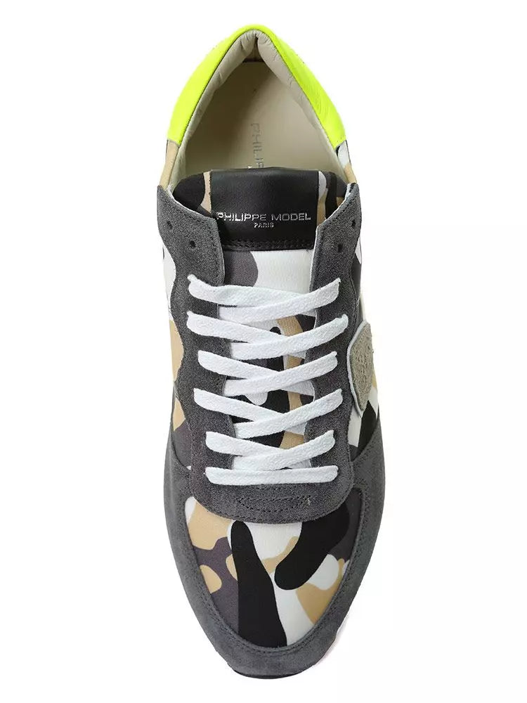 Philippe Model Army Fabric Sneaker
