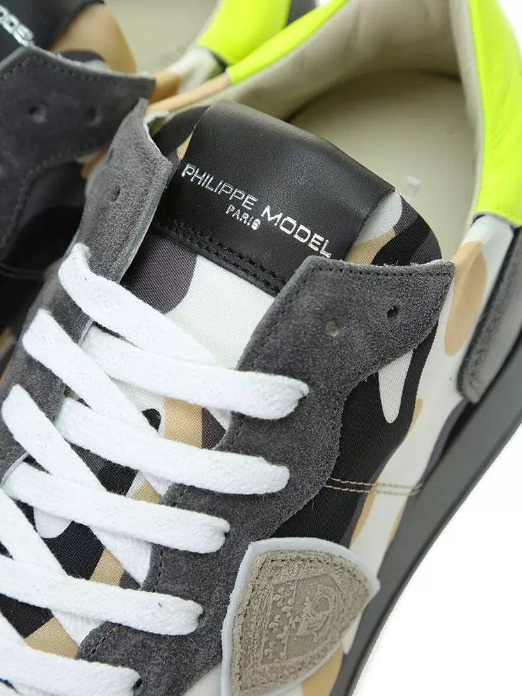 Philippe Model Army Fabric Sneaker