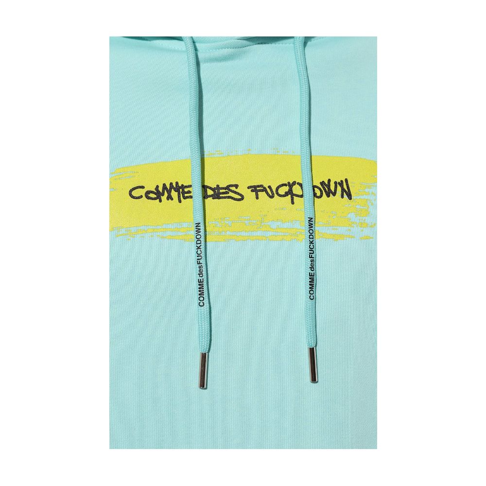 Comme Des Fuckdown Light Blue Cotton Sweater