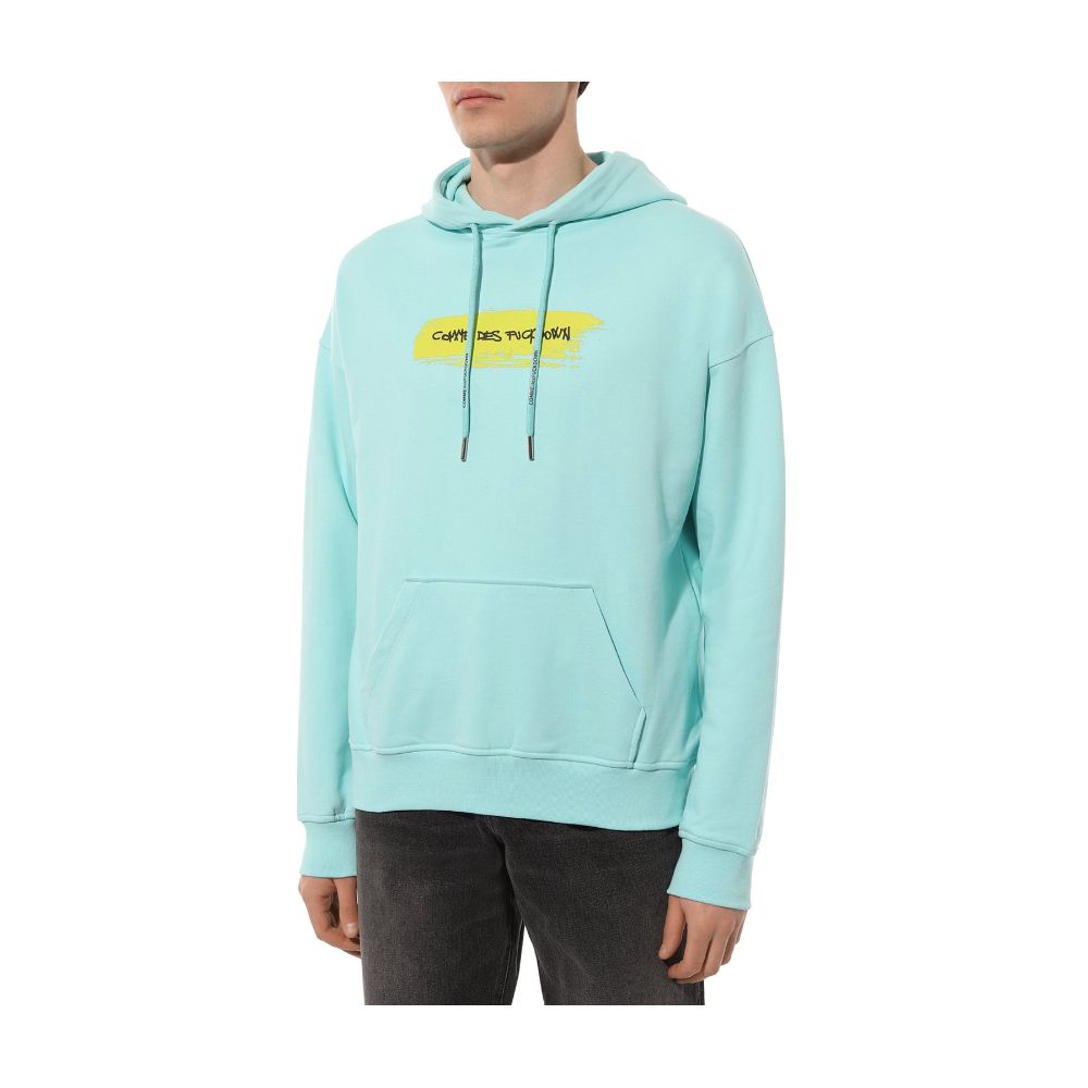 Comme Des Fuckdown Light Blue Cotton Sweater