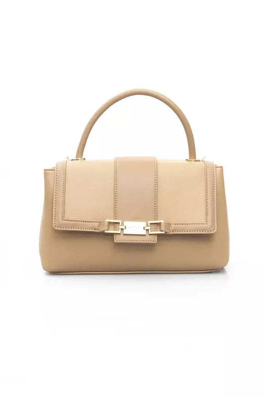 Baldinini Trend Beige Polyethylene Handbag