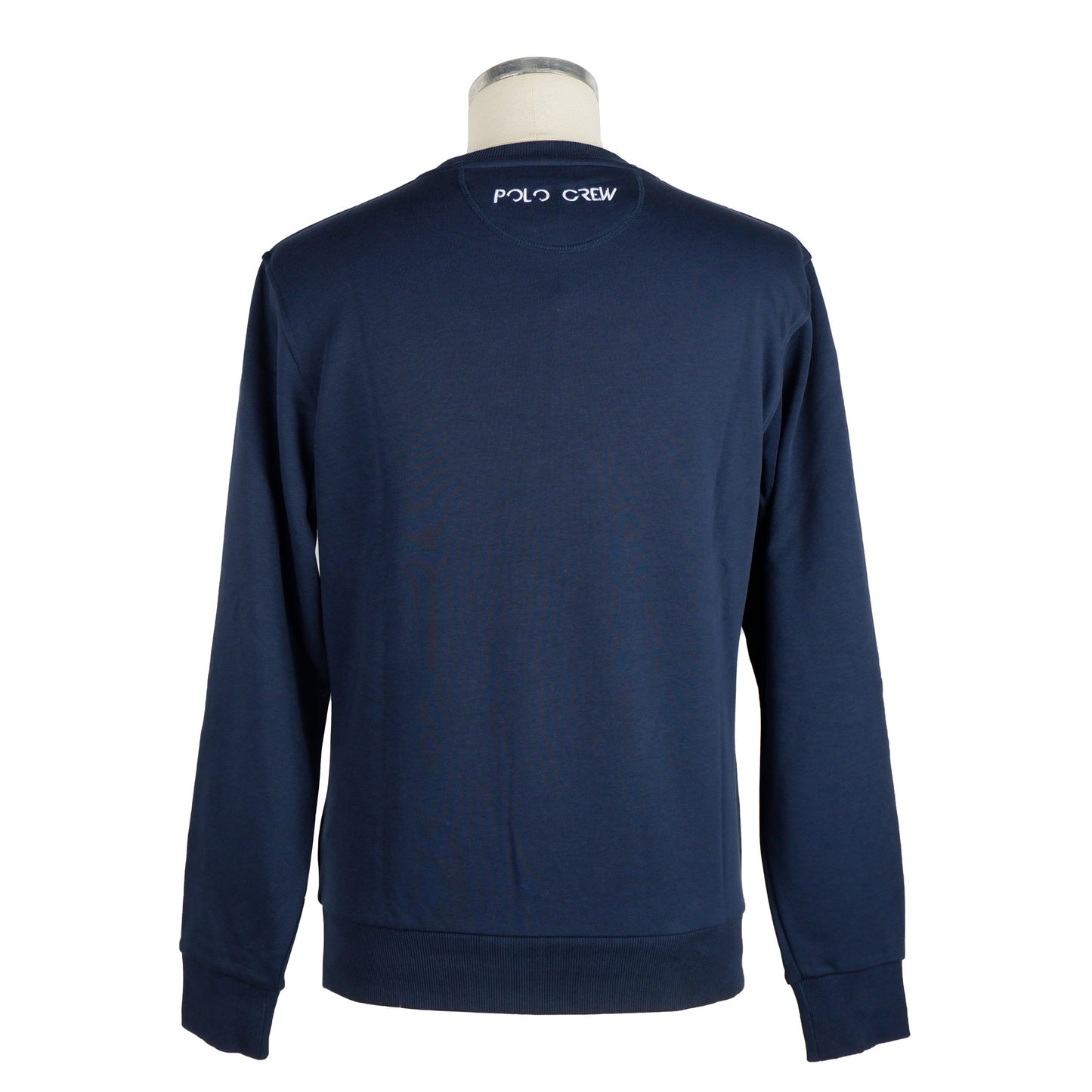 La Martina Blue Cotton Sweater