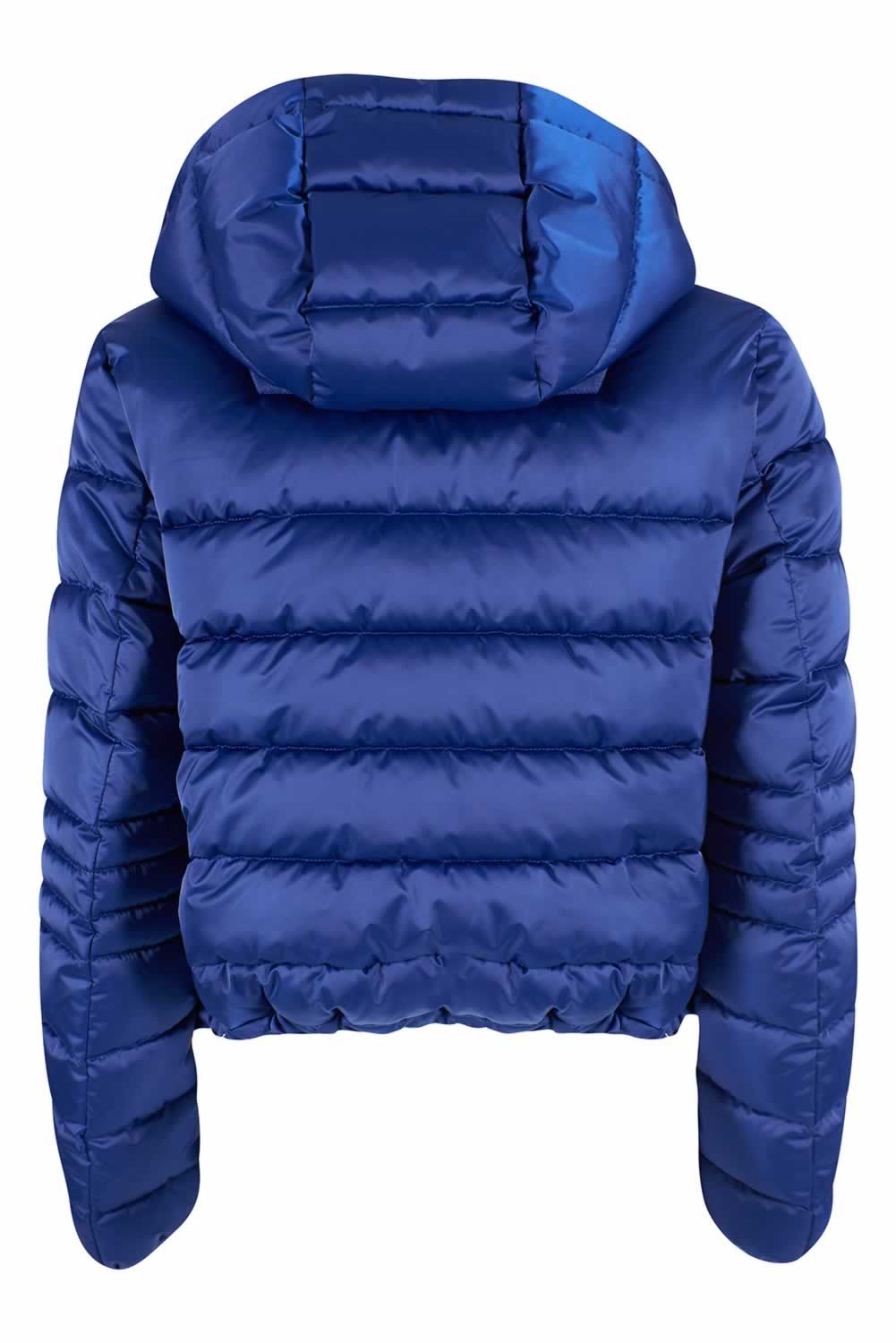 Yes Zee Blue Polyester Jackets & Coat