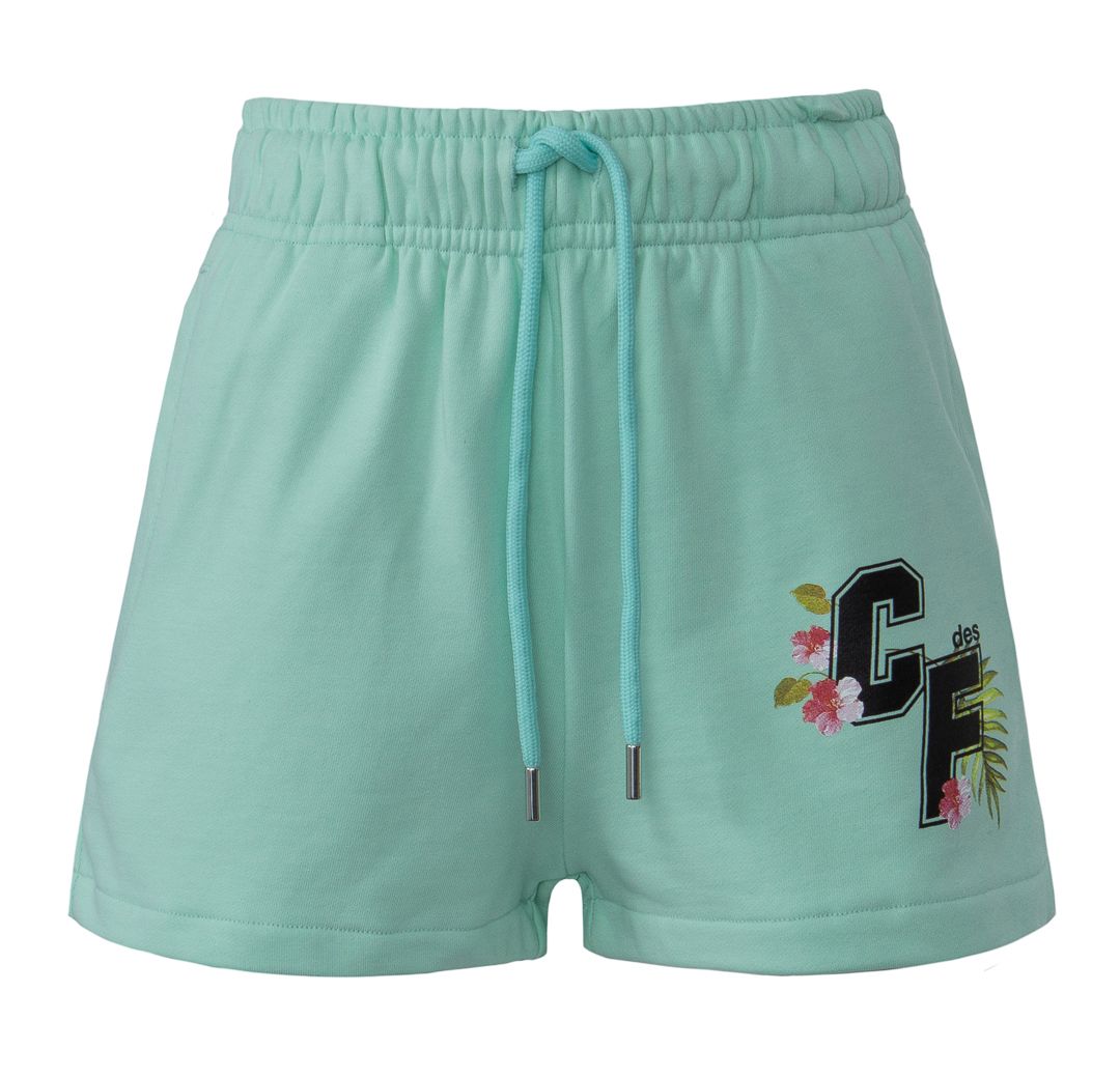 Comme Des Fuckdown Green Cotton Short