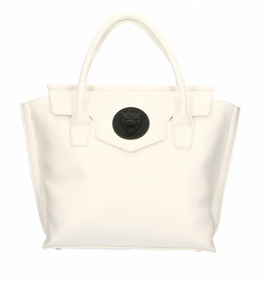 Plein Sport White Polyurethane Handbag