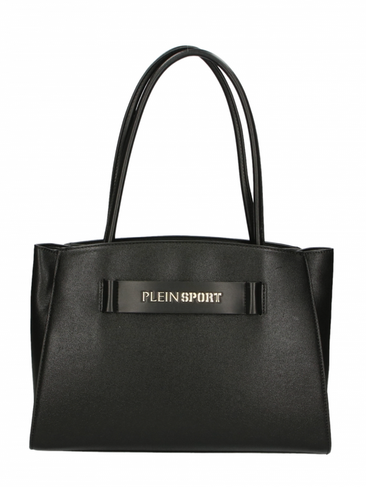 Plein Sport Black Polyurethane Handbag