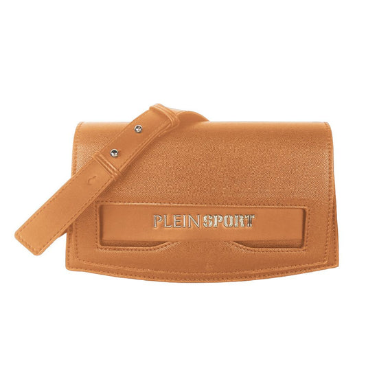 Plein Sport 베이지 폴리우레탄 크로스바디 백