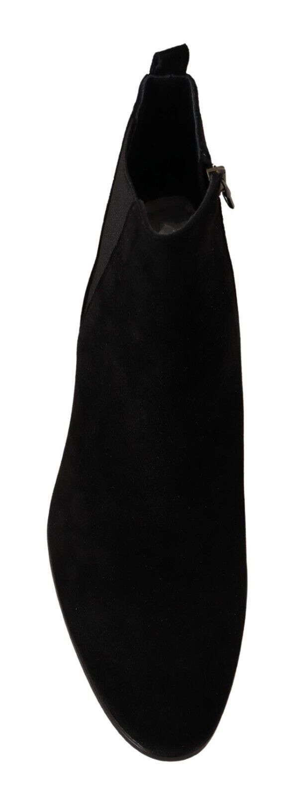 Dolce & Gabbana 블랙 스웨이드 가죽 첼시 남성 부츠 신발