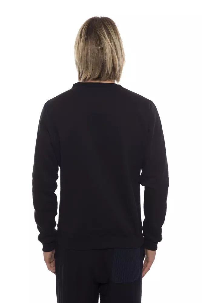 Nicolo Tonetto Black/White Cotton Sweater