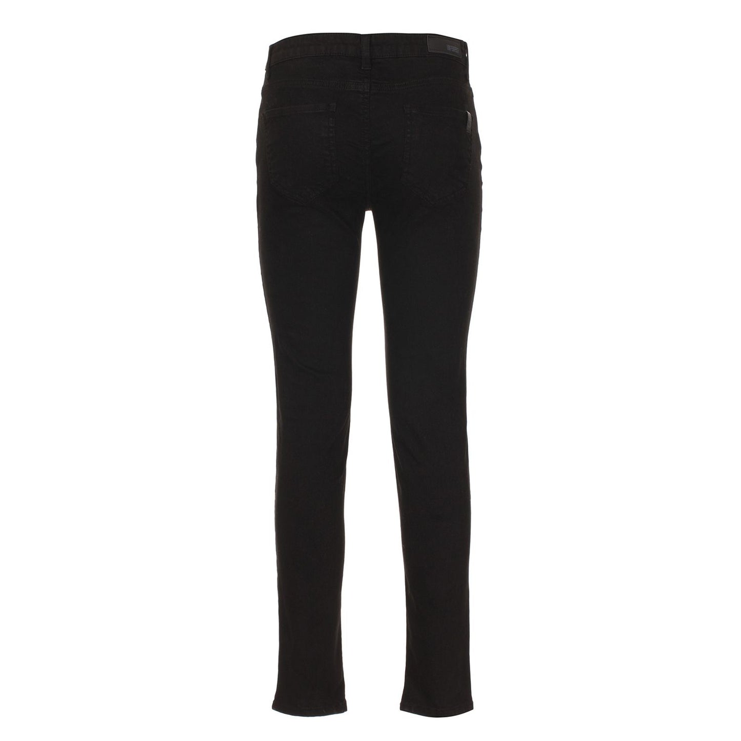 Imperfect Black Cotton Jeans & Pant