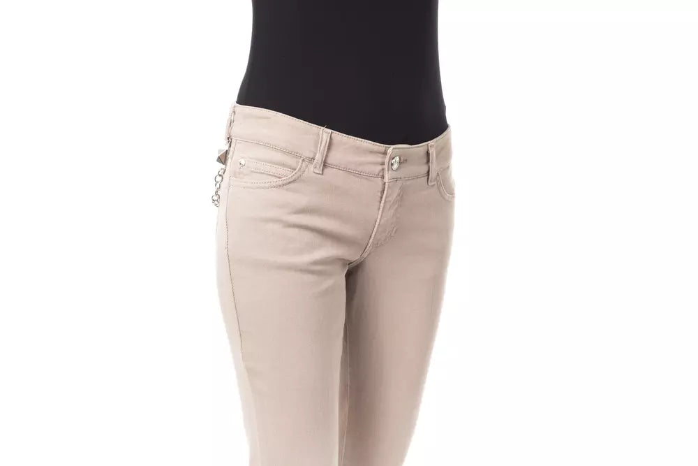BYBLOS Beige Cotton Jeans & Pant