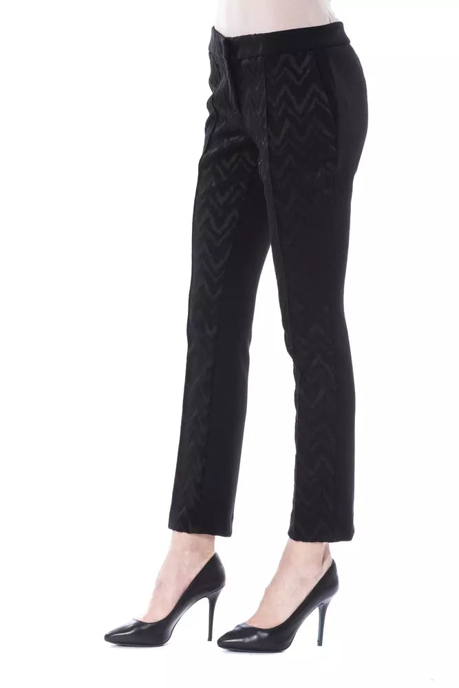 BYBLOS Black Acrylic Jeans & Pant