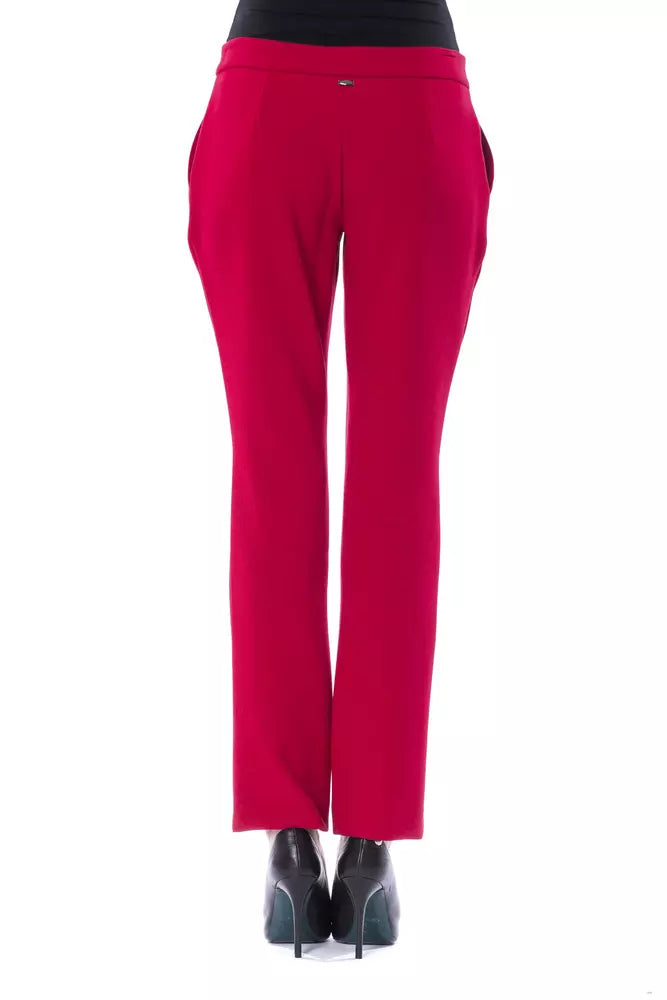BYBLOS Fuchsia Polyester Jeans & Pant