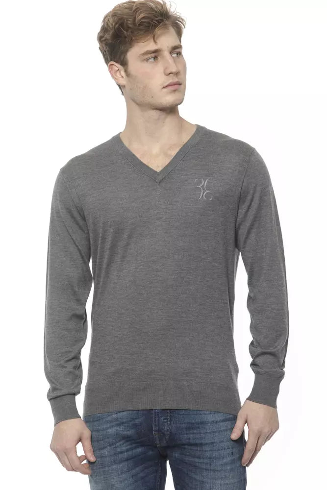 Billionaire Italian Couture Gray Cashmere Sweater