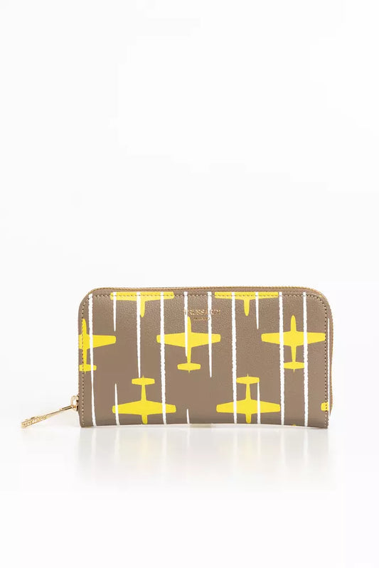 Trussardi Beige Leather Wallet