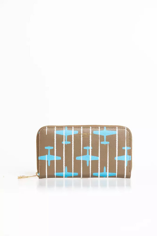 Trussardi Beige Leather Wallet