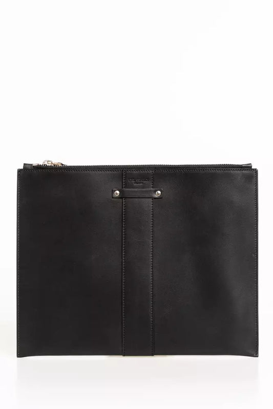 Trussardi Black Leather Wallet