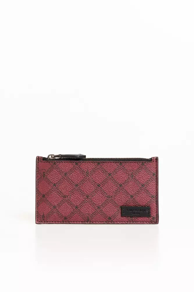 Trussardi Red Pvc Wallet
