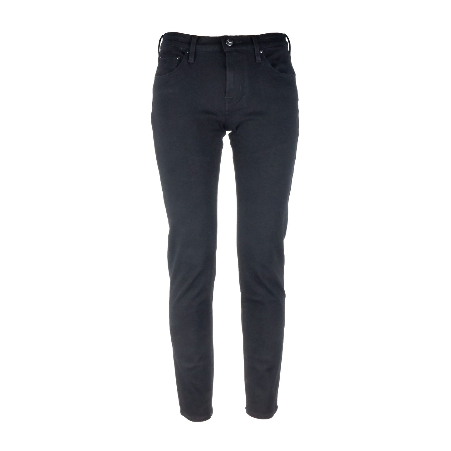 Jacob Cohen Black Cotton Jeans & Pant