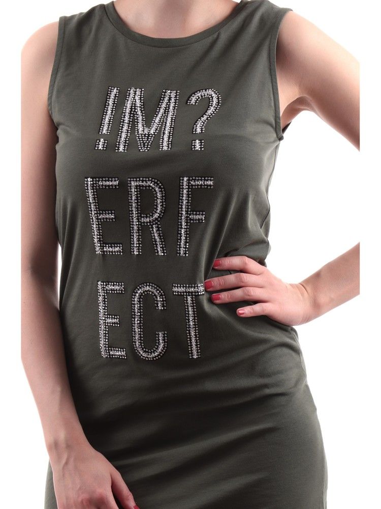 Imperfect Green Cotton Dress