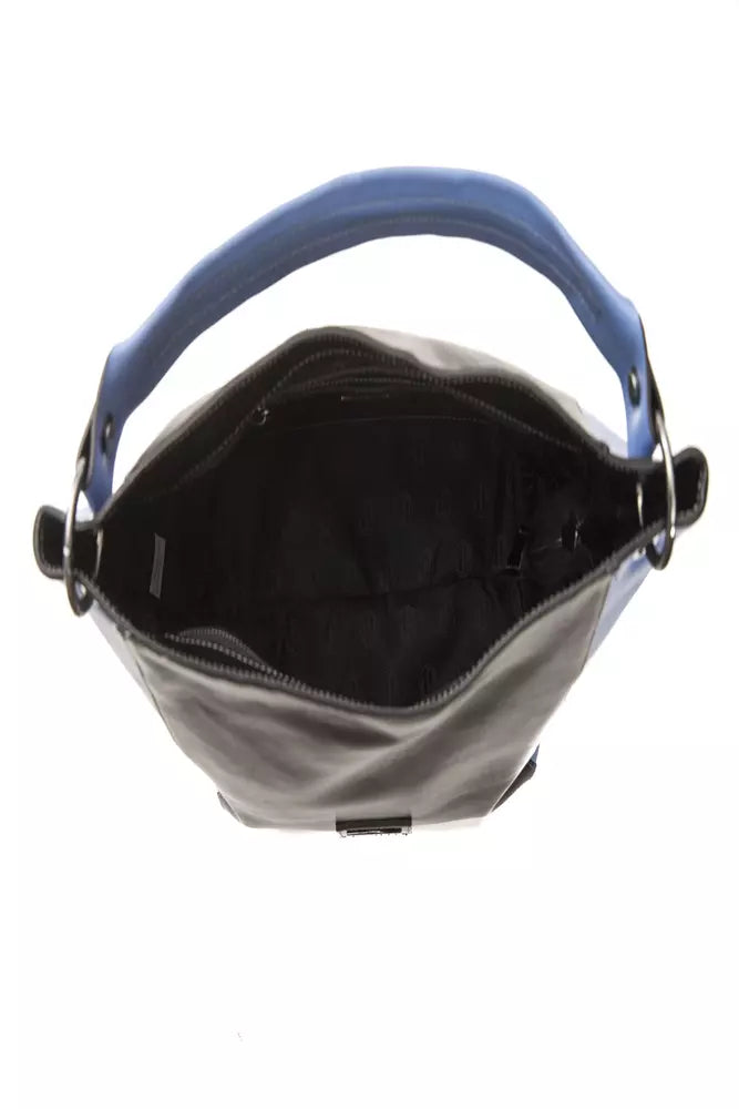 폼페이 도나텔라 블랙 레더 숄더백