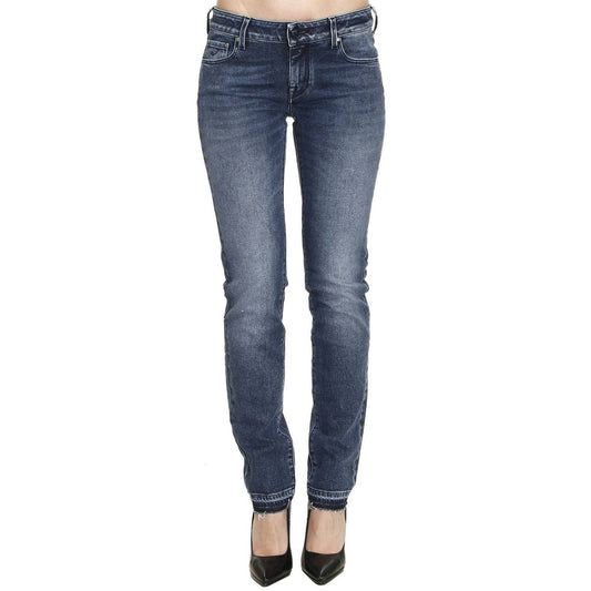 Jacob Cohen Blue Cotton Jeans & Pant