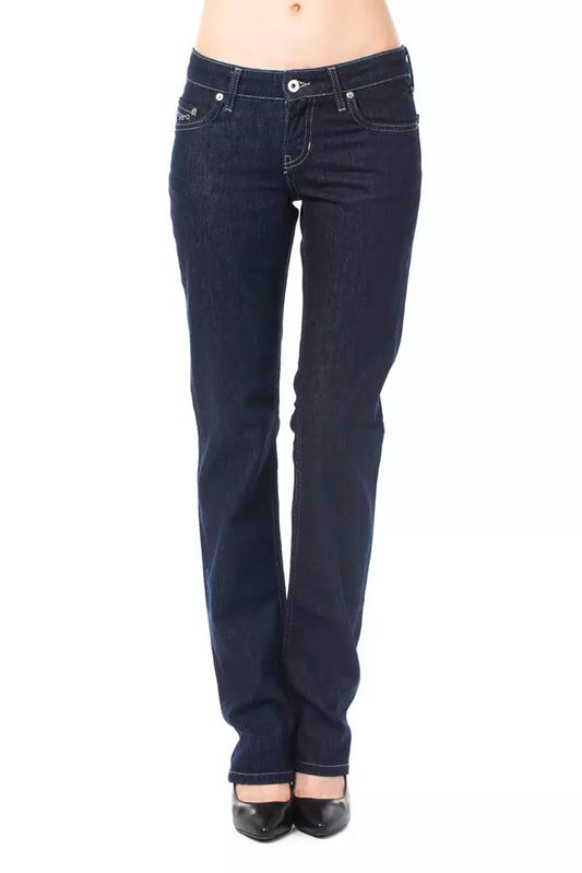 Ungaro Fever Blue Cotton Jeans & Pant