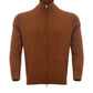 Gran Sasso Brown Full Zip Jumper