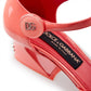 Dolce & Gabbana Pink Patent Leather Mary Jane Shoes