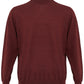 Colombo Bordeaux Cashmere Mock Neck Sweater