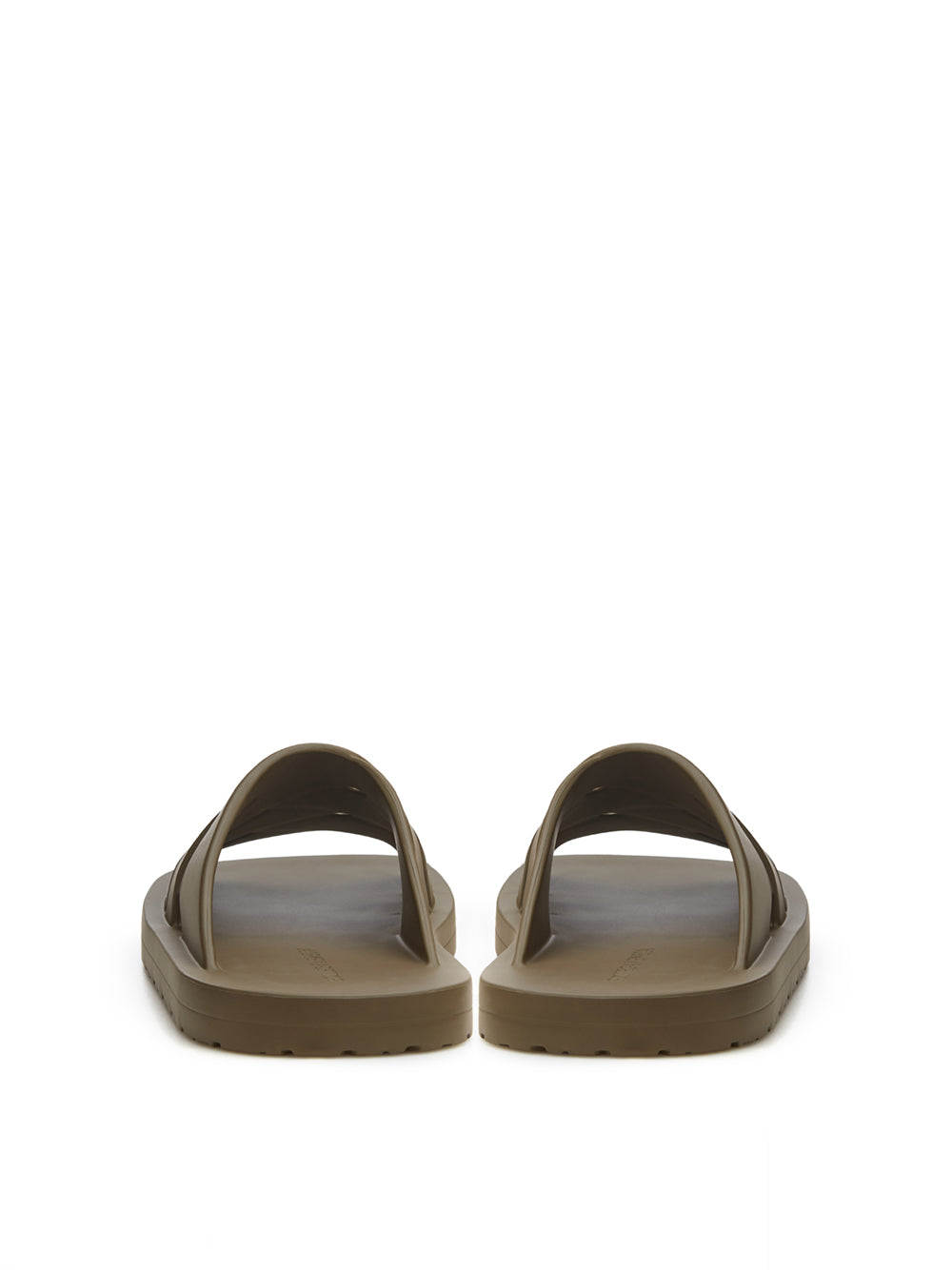 Bottega Veneta Rubber Kaki 'Flinston' Slipper
