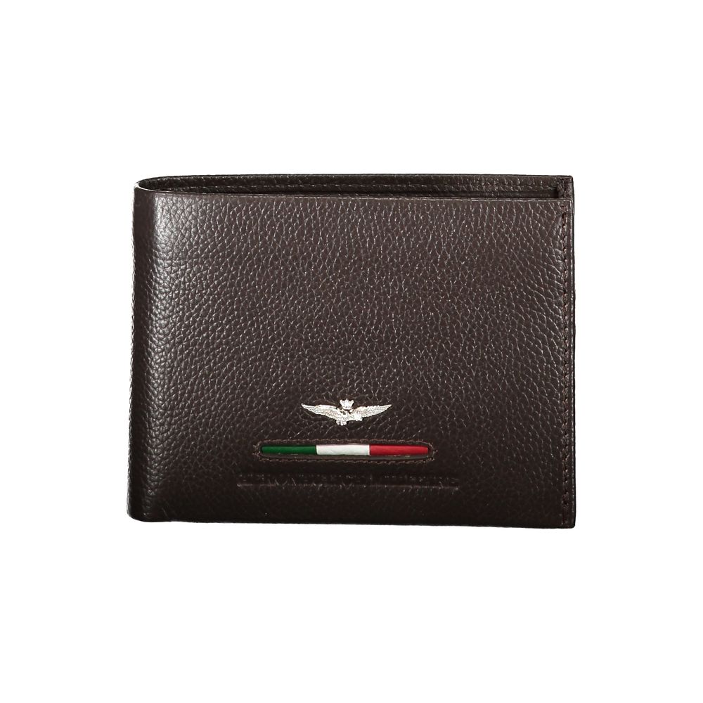 Aeronautica Militare Brown Leather Wallet