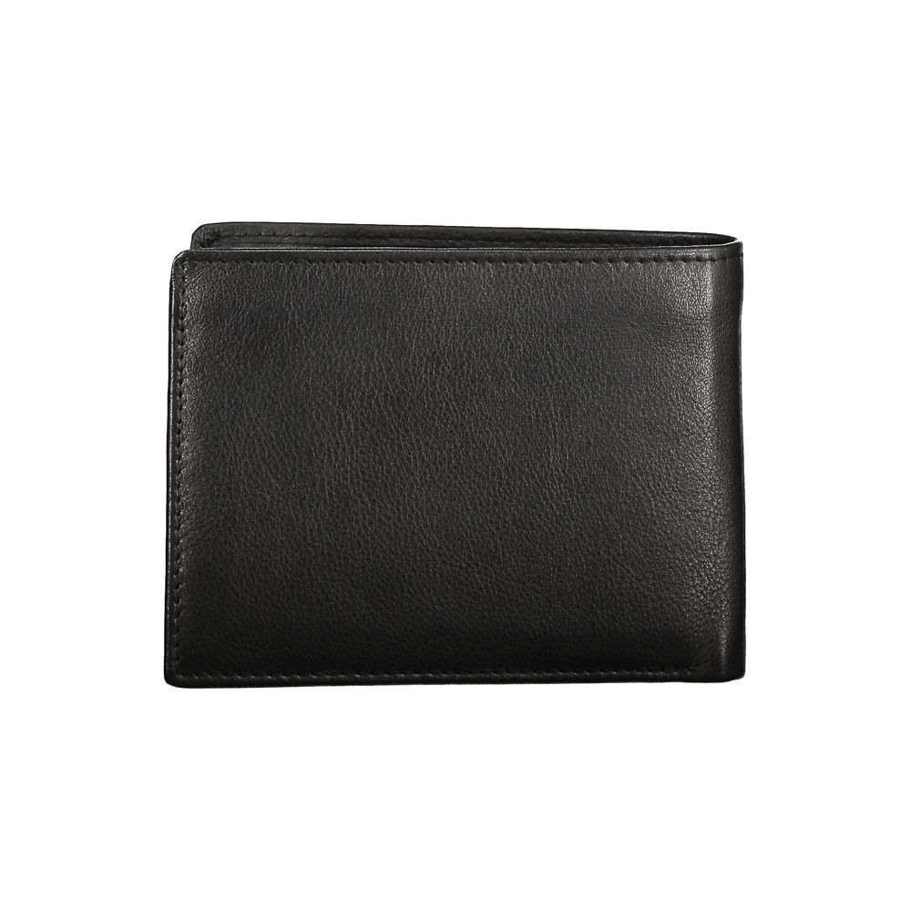 Aeronautica Militare Black Leather Wallet