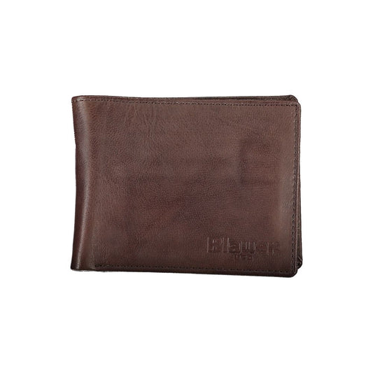 Blauer Brown Leather Wallet