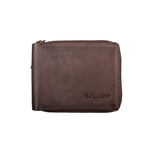 Blauer Brown Leather Wallet