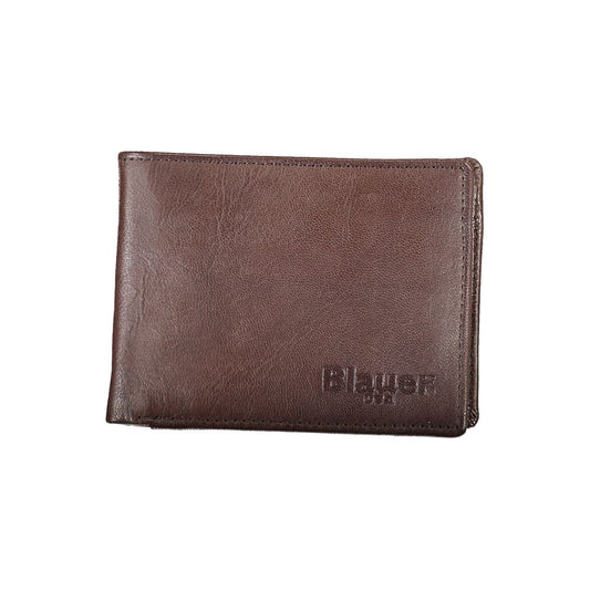 Blauer Brown Leather Wallet