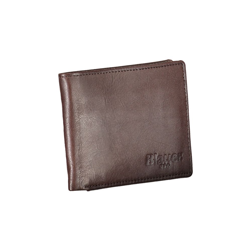 Blauer Brown Leather Wallet