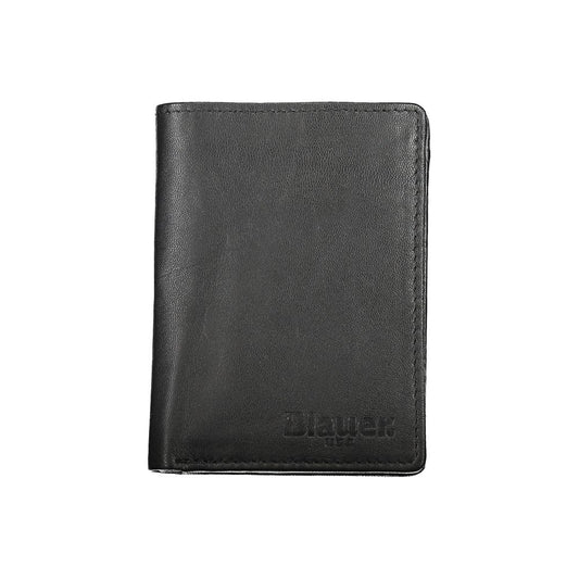 Blauer Black Leather Wallet